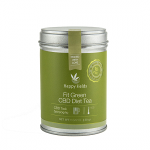 Happy Fields Fit Green CBD Diet Tea - Τσάι Διατροφής 30gr