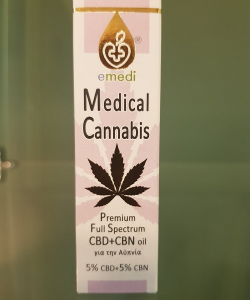 Medical Cannabis Emedi® Premium Full Spectrum CBD+CBN oil 10% 10 ml