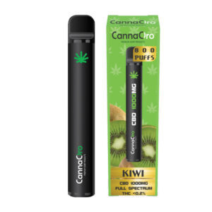 CannaOro Ηλεκτρονικό τσιγάρο μιας χρήσης 1000mg CBD Kiwi