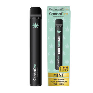 CannaOro Ηλεκτρονικό τσιγάρο μιας χρήσης 500mg CBD Mint